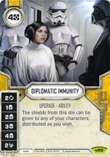 Diplomatic Immunity (Card Only) - Awakenings - Star Wars: Destiny card