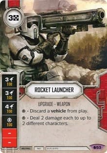 Rocket Launcher (Card Only) - Spirit of Rebellion - Star Wars: Destiny card