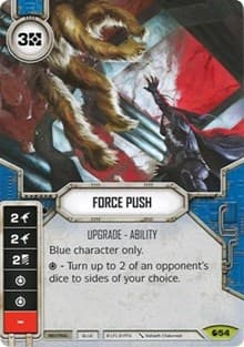 Force Push (Card Only) - Spirit of Rebellion - Star Wars: Destiny card