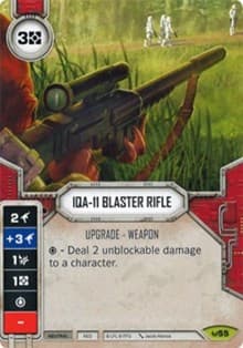 IQA-11 Blaster Rifle (Card Only) - Awakenings - Star Wars: Destiny card