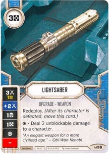 Lightsaber (Card Only) - Awakenings - Star Wars: Destiny card
