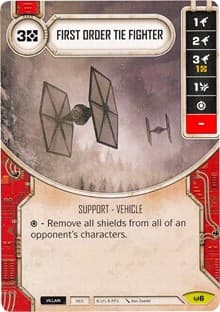 First Order TIE Fighter (Card Only) - Awakenings - Star Wars: Destiny card