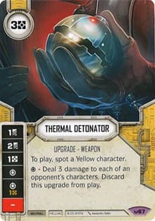 Thermal Detonator (Card Only) - Awakenings - Star Wars: Destiny card