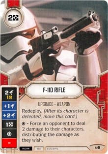 F-11D Rifle (Card Only) - Awakenings - Star Wars: Destiny card