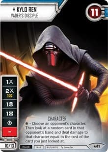 Kylo Ren - Vader's Disciple (Alternate Full Art) - SWD: Promo Cards - Star Wars: Destiny card