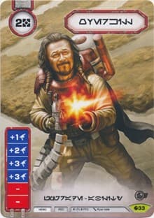 Overkill (Extended Full Art) (Aurebesh Text) - SWD: Promo Cards - Star Wars: Destiny card