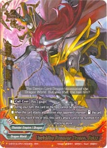 Unyielding Rampage Dragon, Batzz - Crossing Generations - Future Card BuddyFight card