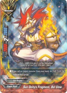 Sun Deity's Fragment, Bal Glow - Crossing Generations - Future Card BuddyFight card