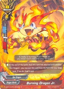 Burning Dragon Jr. - Crossing Generations - Future Card BuddyFight card