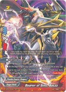 Bearer of Sins, Batzz (Secret R Foiling) - Crossing Generations - Future Card BuddyFight card