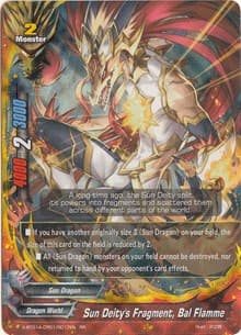 Sun Deity's Fragment, Bal Flamme - Crossing Generations - Future Card BuddyFight card