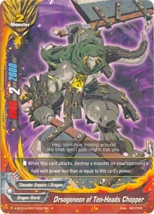 Orsogoneon of Ten-Heads Chopper - Crossing Generations - Future Card BuddyFight card