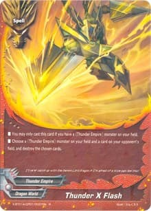Thunder X Flash - Crossing Generations - Future Card BuddyFight card