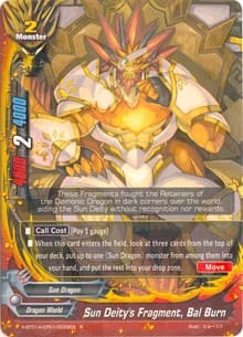 Sun Deity's Fragment, Bal Burn - Crossing Generations - Future Card BuddyFight card