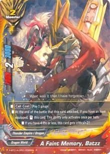 A Faint Memory, Batzz - Crossing Generations - Future Card BuddyFight card