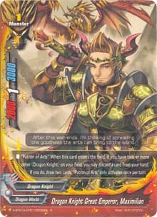 Dragon Knight Great Emperor, Maximilian - Crossing Generations - Future Card BuddyFight card