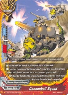 Cannonball Squad - Crossing Generations - Future Card BuddyFight card