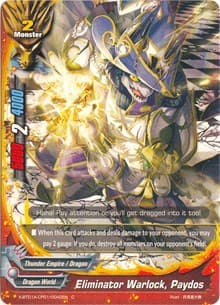 Eliminator Warlock, Paydos - Crossing Generations - Future Card BuddyFight card