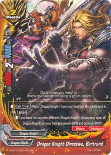 Dragon Knight Directive, Bertrand - Crossing Generations - Future Card BuddyFight card