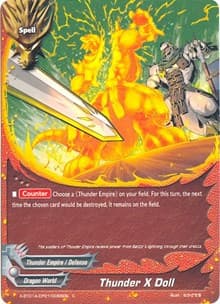 Thunder X Doll - Crossing Generations - Future Card BuddyFight card