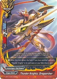 Thunder Knights, Dragoarcher - Crossing Generations - Future Card BuddyFight card