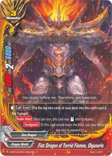 Fist Dragon of Torrid Flames, Olganorls - Crossing Generations - Future Card BuddyFight card