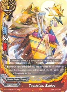 Tactician, Sanjao - Crossing Generations - Future Card BuddyFight card