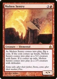 Molten Sentry - Ravnica: City of Guilds - Magic: The Gathering card