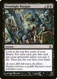 Moonlight Bargain - Ravnica: City of Guilds - Magic: The Gathering card