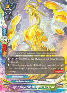 Light Crystal Dragon, Graparl - Crossing Generations - Future Card BuddyFight card