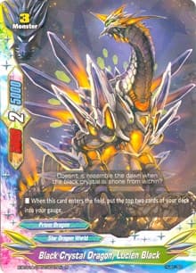 Black Crystal Dragon, Lucien Black - Crossing Generations - Future Card BuddyFight card