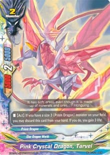 Pink Crystal Dragon, Tavel - Crossing Generations - Future Card BuddyFight card