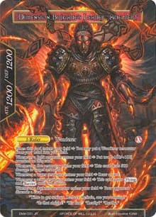 Swordsman of Fire // Dimension Brigade's Leader, Adelbert (Full Art) - Echoes of the New World - Force of Will card
