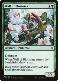 Wall of Blossoms - Commander Anthology - Magic: The Gathering card