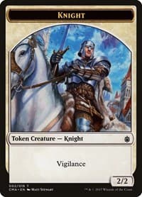 Knight Token (002) - Commander Anthology - Magic: The Gathering card