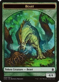 Beast Token (008) - Commander Anthology - Magic: The Gathering card