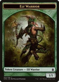 Elf Warrior Token (012) - Commander Anthology - Magic: The Gathering card