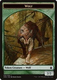 Wolf Token (016) - Commander Anthology - Magic: The Gathering card