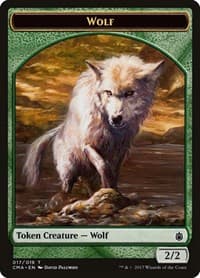 Wolf Token (017) - Commander Anthology - Magic: The Gathering card
