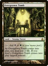 Overgrown Tomb - Ravnica: City of Guilds - Magic: The Gathering card