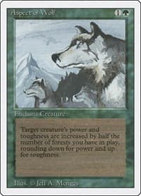 Aspect of Wolf - Revised Edition - Magic: The Gathering card