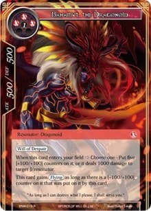Bahamut, the Dragonoid - Echoes of the New World - Force of Will card