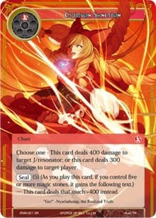 Crimson Sanction - Echoes of the New World - Force of Will card