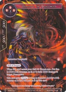 Bahamut, the Dragonoid (Full Art) - Echoes of the New World - Force of Will card
