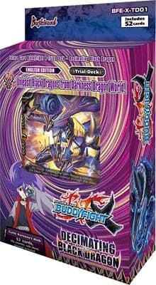 Decimating Black Dragon Trial Deck - X-TD01: Decimating Black Dragon - Future Card BuddyFight card