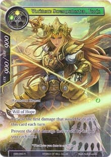 Ultimate Swordmaster, Faria (Full Art) - Echoes of the New World - Force of Will card
