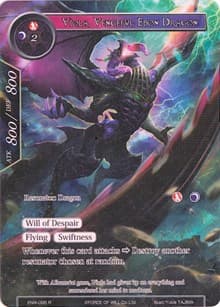 Viola, Vengeful Ebon Dragon (Full Art) - Echoes of the New World - Force of Will card
