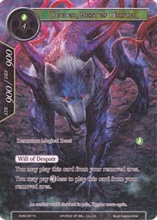 Yggdor, Beast of Disaster (Full Art) - Echoes of the New World - Force of Will card