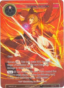 Crimson Sanction (Full Art) - Echoes of the New World - Force of Will card