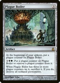 Plague Boiler - Ravnica: City of Guilds - Magic: The Gathering card